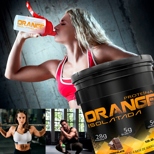 Orange Proteína Isolate 9kg 237 Servicios Chocolate