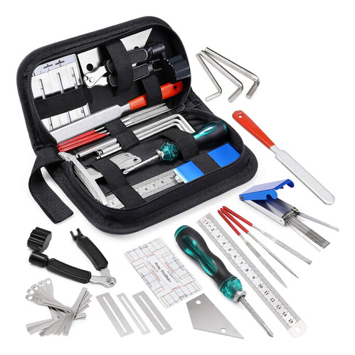 Kit De Herramientas De Reparación De Guitarras, Kit De Confi