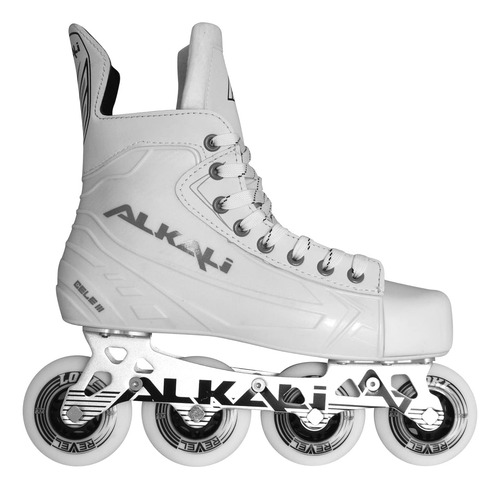 Botas Inline Hockey Alkali Cele Iii, Talla 7, Color Blanco