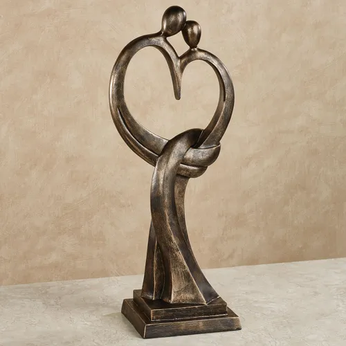 Escultura De Bronce Touch Of Class 50 Cm Para Mesa Boda