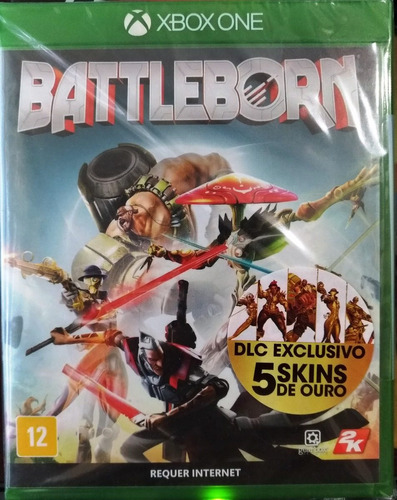 Battleborn Xbox One Lacrado Mídia Física Português Com Dlc