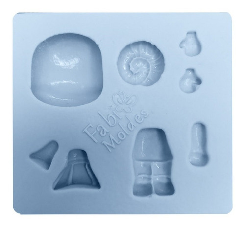 Molde De Silicone Star Wars Princesa Léia Mini Aplique Fm166
