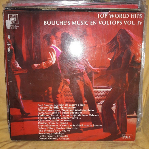 Vinilo Boliches Music S En Voltops Volumen 4 Top World Cp1 