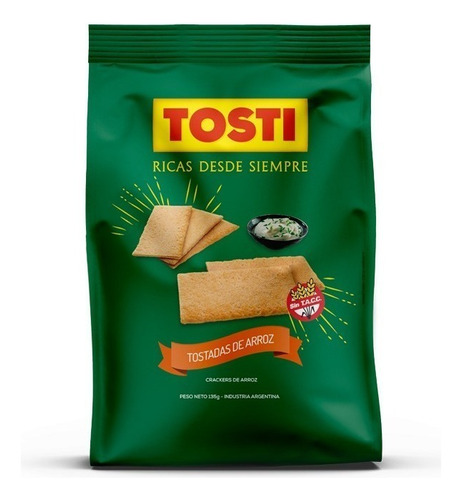 Tostadas Arroz Tosti 110gr Galletas Snack Picada Desayuno