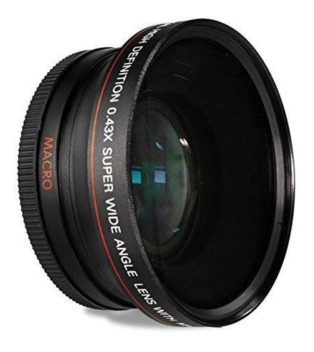 Hdstars 58mm 0.43x Lente Gran Angular Y Macro Primer Plano A