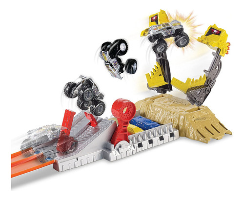 Set De Juego Pista De Autos De Hot Wheels Monster Jam