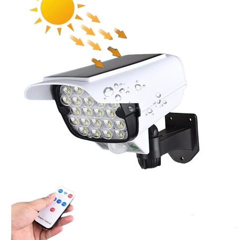 Lampara 48 Led Con Panel Solar Sensor Movimiento Impermeable