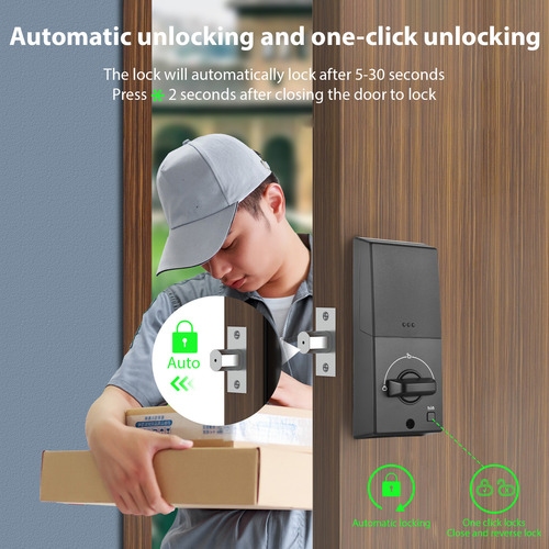 Cerradura De Puerta Inteligente Para Casa, Dormitorio, Entra