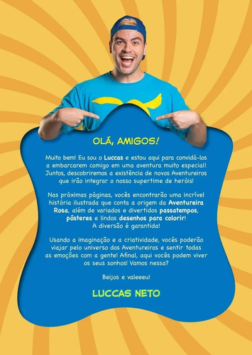 Livro Lucas Neto Os Aventureiros Ferias Criança Youtube