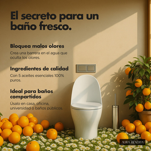 Aromatizante Para Baño E Inodoro Toilet Spray Citrus 125ml