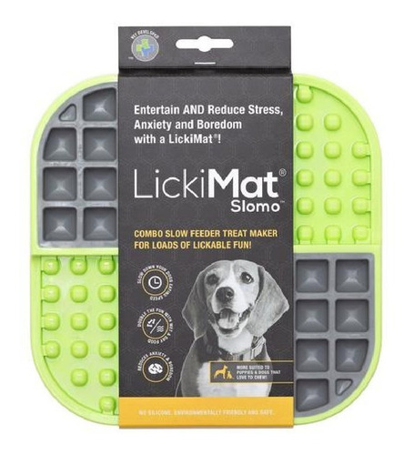Imagen 2 de 5 de Lickimat Slomo Alfombra De Lamer Perros Come Lento