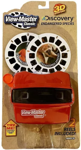 Basic Fun View Master Classic Viewer with Reels Discovery: Endangered  Species 