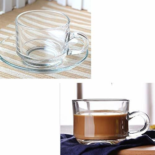 Taza De Café De Cristal, Tazas De Capuchino, Tazas De Café,