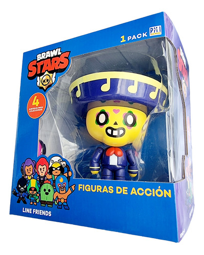 Brawl Stars Figura Articulada 16,5cm Brw6500 Orig .