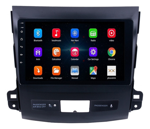 Radio Android 10.1 Mitsubishi Outlander 2006-2011 +camara