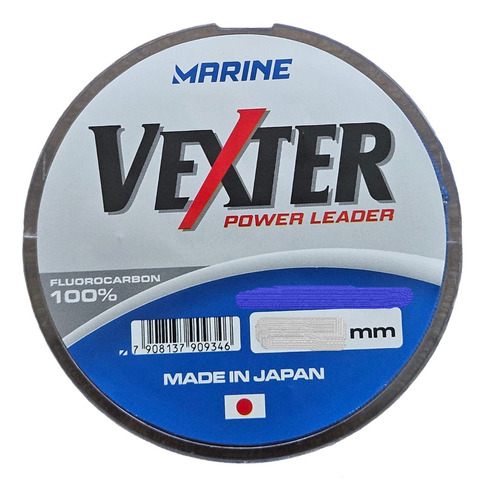 Linha De Pesca Leader Vexter Fluorcarbon 23.4 Libras 0,40mm