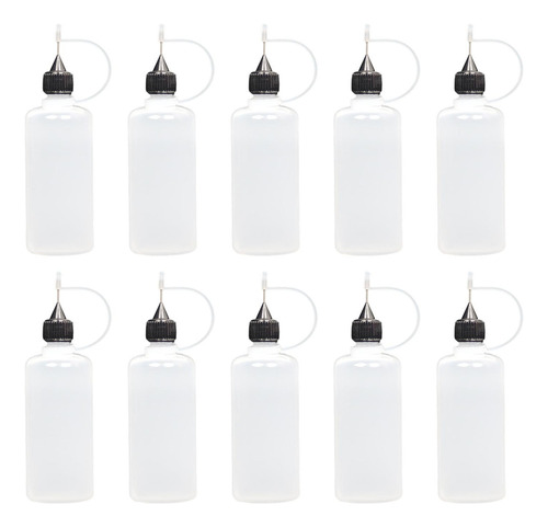 10 Uds. Botellas Con Punta De Precisión, Botellas 60ml