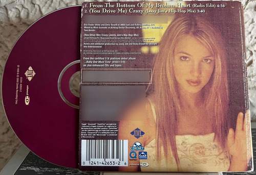 Britney Spears - From The Bottom Of My Broken Heart Us Singl