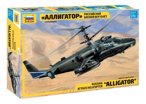 Helicoptero Kamov Ka-52 Alligator - Zvezda 7224 Escala 1/72