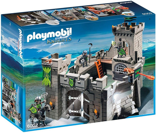 Playmobil 6002 Knights Fortaleza De Los Caballeros Lobo !