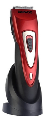 Maquina De Cortar Cabello Rasuradora Inalambrica Daewoo Color Rojo