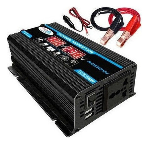 12v-220v 4000w Smart Car Inversor Digital De 2 Salidas