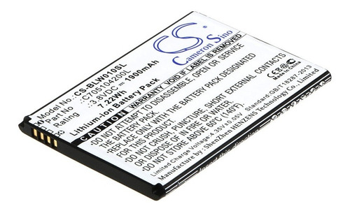 Bateria Compatible Blu Studio Mini Lite 2 W010q C705104200l 