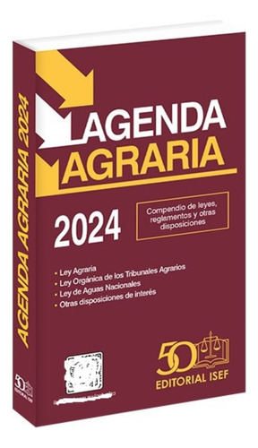 Agenda Agraria 2024 Editorial Isef ! Original !