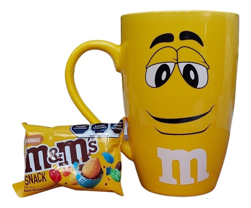 Taza Amarilla M&m's Con Chocolate 20.7grs