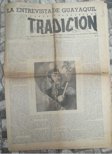 Diario Revista 1957 * Tradicion * Raro N° 23 Peña Folklore