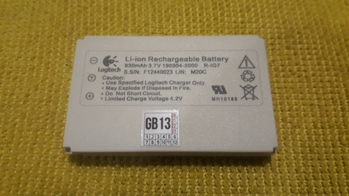 Bateria Controle Logitech Harmony 880 Original (Usado)