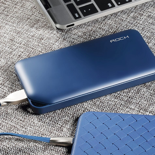 Power Bank 10000 Mah iPhone 7 8 Plus Xs Max Mate 20 S9 Rock