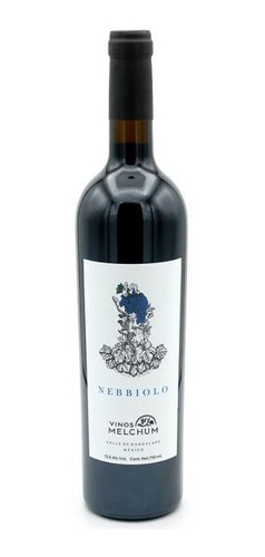 Vino Tinto Hacienda De Guadalupe Melchum Nebbiolo 750 Ml