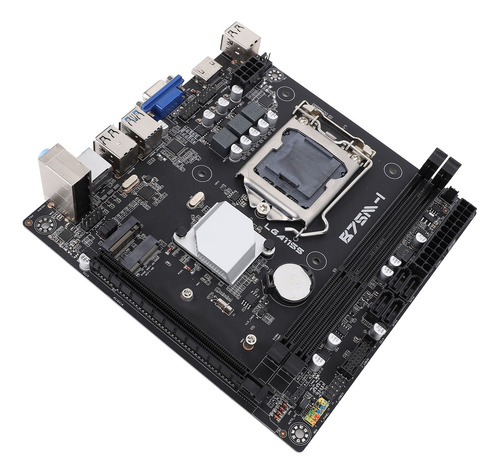 Para Placa-mãe Lga1155 B75m-i Computer Motherboard Itx Minin