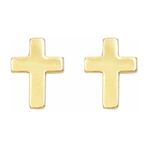 Rosemarie Collections - Aretes Religiosos Pequeños Con Cruz 