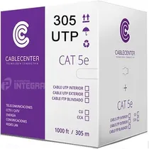 Comprar Bobina Cable Red Utp Cat 5e Exterior 100% Cobre Puro 305mts