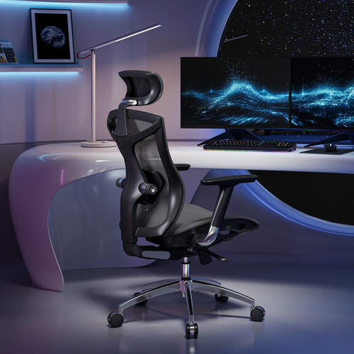 Sihoo Silla De Oficina Ergonómica Con Brazos 4d Soporte