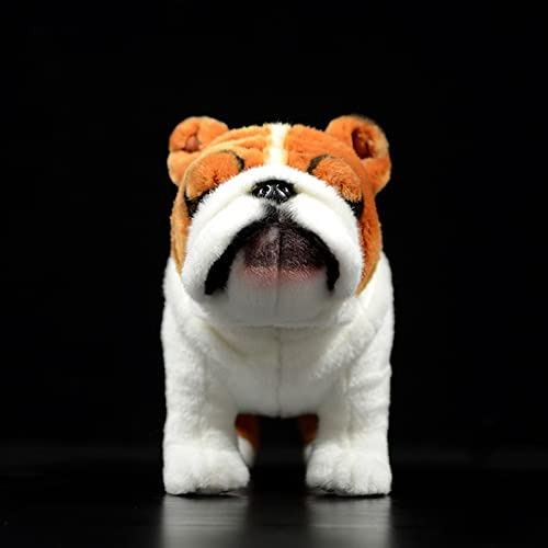 Zhongxin Made - Peluche De Bulldog Simulado: Realista Bulldo