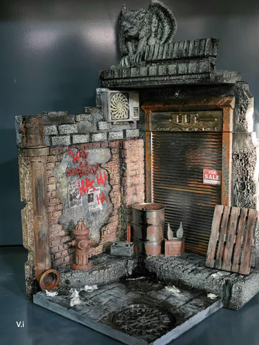 Batman Mcfarlane Joker Dioramas Maqueta Escala Neca O Mcfar