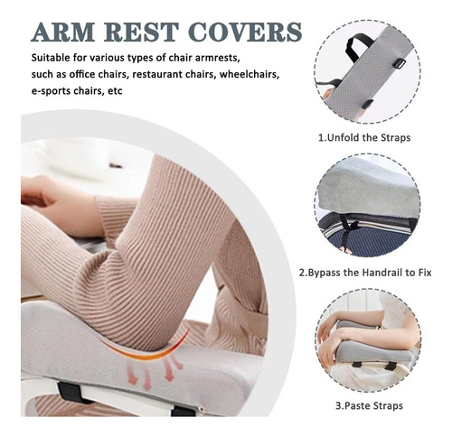 Capullos De Almohadillas De Reposabrazos De Silla De Oficina