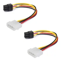 Comprar 2 Cables De Alimentación De 4 Pines Macho A 6 Pines Hembra P