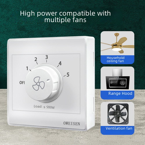 C, Interruptor Velocidade Do Ventilador Teto 5 Posições