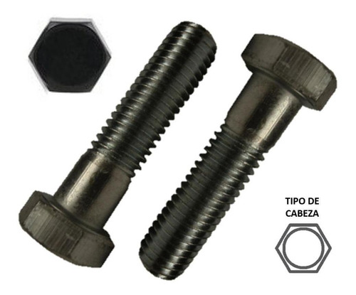 Tornillo Hexagonal Milimetrico 8.8 Nc M27 X 90mm (100 Pzs)