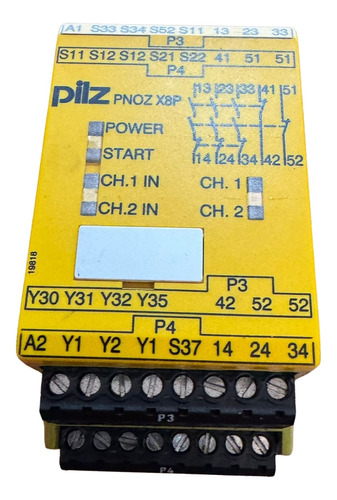 777760 Pilz Pnoz X8p 24 Vdc 3n/o 2n/c 2so