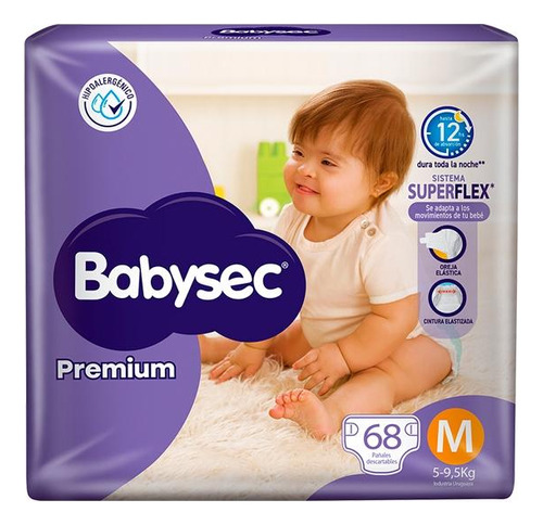 Babysec Premium M (5 A 9.5 Kg) - X68
