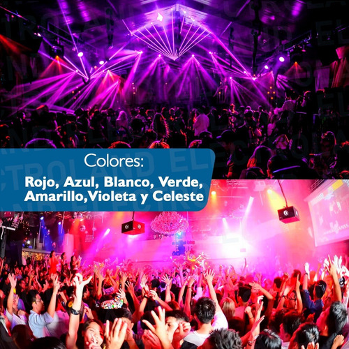 Proton Led Par 36 Led Alta Luminosidad Rgb Audioritmico Dmx