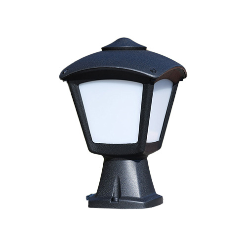 Farol Pedestal Colonial Op. Negro Ip55 Disma/roby