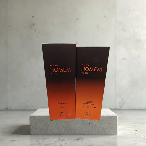 Natura Kit Homem Tato Crema De Afeitar + Balm After Shave
