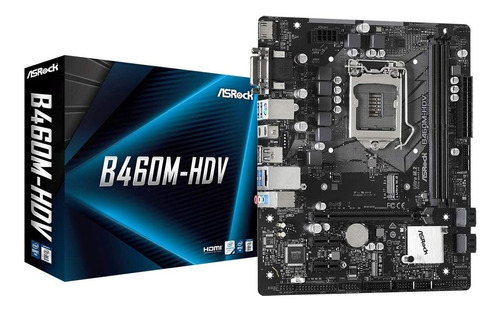 Board Asrock B460m-hdv M.2 Intel Lga1200 10th Gen