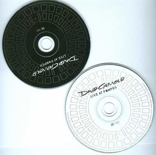 David Gilmour Live Pompeii 2cd Europeo +book Nuevo+envio Cd Doble Europeo Caja Acrilica+booklet